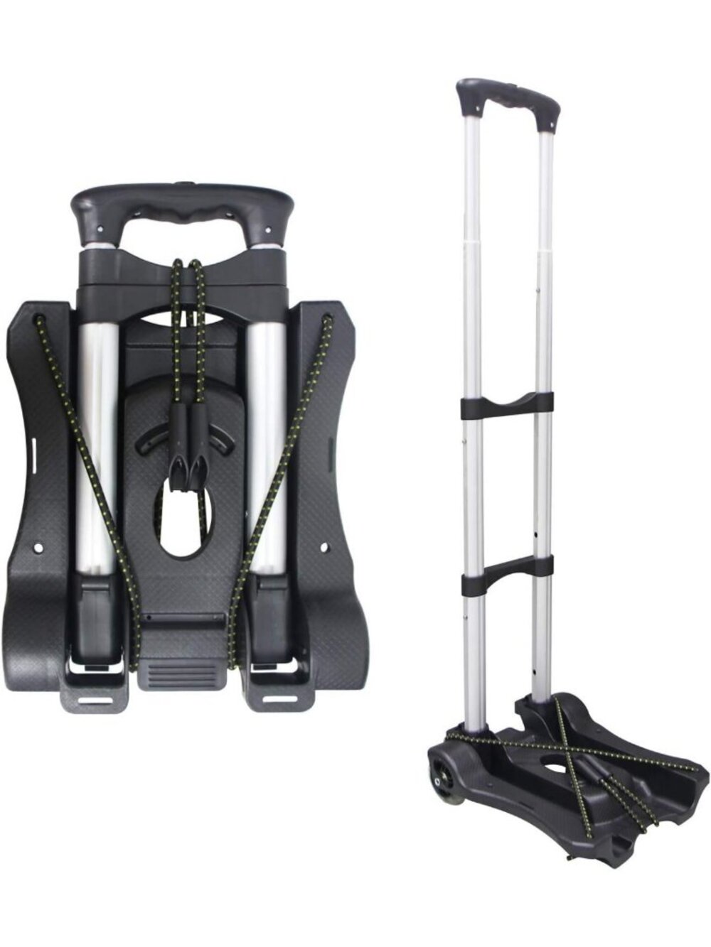 Lightweight Folding Hand Truck & Dolly - 110 lbs Portable Luggage Cart for